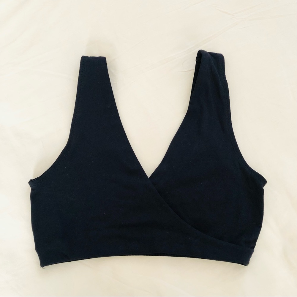 Black crop top